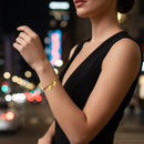 Pulseira amor da família personalizada -Grave o nome da sua família