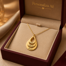 Colar gotas do amor Personalizável - Grave o nome da sua família - Em aço inoxidável - Promoção especial 50% + Frete grátis!