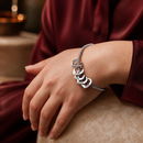 Pulseira Meus Corações personalizável ajustável - Grave o nome da sua família - Oferta especial