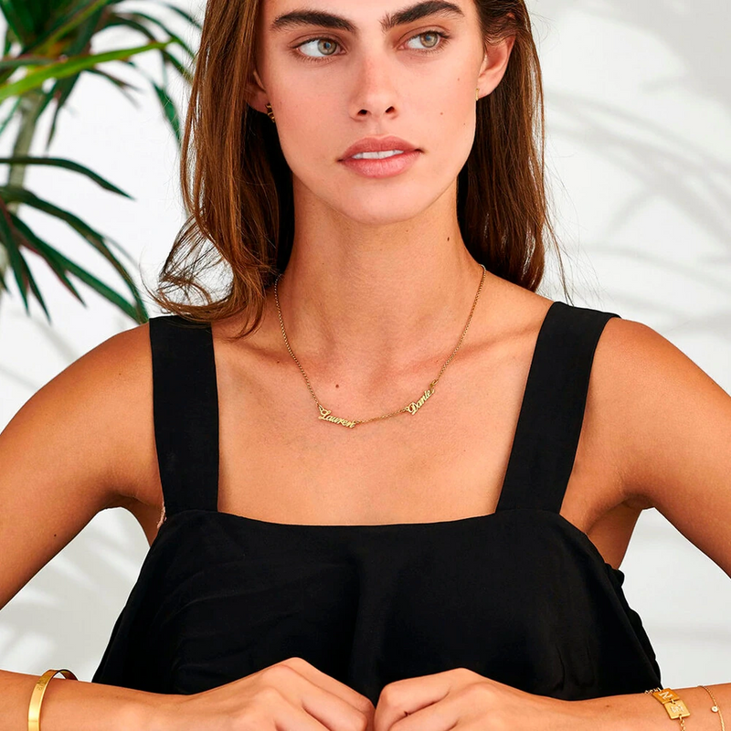 Colar Amor Eterno Personalizado com nomes - Grave o nome da sua família