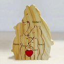 Família em União – Quebra-Cabeça Personalizado com nomes da família