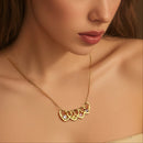 Colar Coração de mãe Personalizável - Grave o nome da sua família