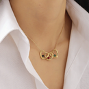 Colar Coração de mãe Personalizável - Grave o nome da sua família