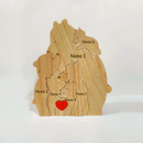 Família em União – Quebra-Cabeça Personalizado com nomes da família