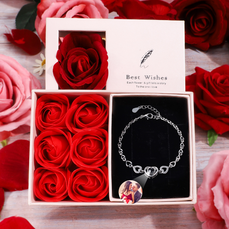 Pulseira com foto projetada