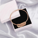 Pulseira Coração de Mãe Personalizável - Grave os Nomes de quem você ama | Gravação a Laser