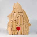 Família em União – Quebra-Cabeça Personalizado com nomes da família