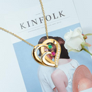 Colar Meu Amor é Eterno Personalizável - Em prata s925 - Com nomes gravados a Laser