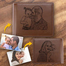 Carteira de Couro Personalizada Com Foto - OFERTA ESPECIAL MÊS DOS PAIS!