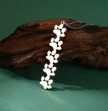 Colar Pegadas Personalizadas – Seu Melhor Amigo Para Sempre