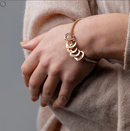 Pulseira Meus Corações personalizável ajustável - Grave o nome da sua família - Oferta especial