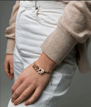 Pulseira Meus Corações personalizável ajustável - Grave o nome da sua família - Oferta especial