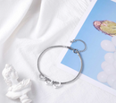 Pulseira Meus Corações personalizável ajustável - Grave o nome da sua família