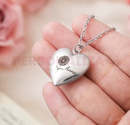 Colar lembrança de amor com nome e foto gravada Personalizável