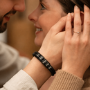 Bracelete Masculino Personalizável com nomes | Oferta Especial 50% OFF + Frete Grátis Somente Hoje!