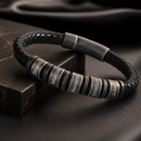 Pulseira Masculina com os nomes da família - Personalizada
