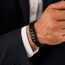 Bracelete Masculino Guardião da Família 3 tiras -  Personalizável com nomes | Oferta Especial + Frete Grátis!
