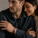 Pulseira Masculina Personalizável com nomes | Grave o nome da sua família ou datas especiais.