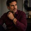 Pulseira Masculina de couro Personalizável | Oferta Especial 50% OFF + Frete Grátis
