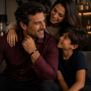 Pulseira Masculina de couro Personalizável | Oferta Especial 50% OFF + Frete Grátis