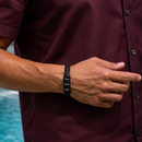 Bracelete Masculino Proteção Eterna Personalizável - Grave o nome da sua família