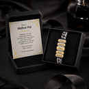 Pulseira Masculina União da Família Personalizável - Grave o nome da sua família