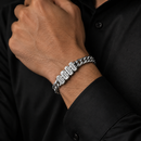 Pulseira Masculina União da Família Personalizável - Grave o nome da sua família