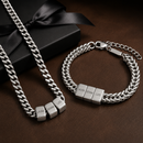 Conjunto Colar e Pulseira Força da Família  - Personalizável com nomes - Frete Grátis