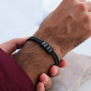 Pulseira Masculina Legado Eterno  - Personalizável Com Nomes - Frete Grátis