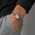 Pulseira Masculina Legado Eterno  - Personalizável Com Nomes - Frete Grátis