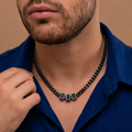 Colar Masculino Homem da Família Real - Personalizável com nomes - Frete Grátis