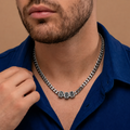 Colar Masculino Homem da Família Real - Personalizável com nomes - Frete Grátis