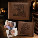 Carteira de Couro Personalizada Com Foto - OFERTA ESPECIAL MÊS DOS PAIS!