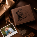 Carteira de Couro Personalizada Com Foto - OFERTA ESPECIAL MÊS DOS PAIS!
