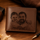 Carteira de Couro Personalizada Com Foto - OFERTA ESPECIAL MÊS DOS PAIS!
