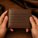 Carteira de Couro Personalizada Com Foto - OFERTA ESPECIAL MÊS DOS PAIS!