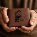 Carteira de Couro Personalizada Com Foto - OFERTA ESPECIAL MÊS DOS PAIS!