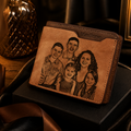 Carteira Personalizável com foto + Frase - Grave uma foto e uma mensagem especial