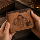 Carteira Personalizável com foto + Frase - Grave uma foto e uma mensagem especial