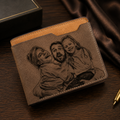 Carteira Personalizável com foto + Frase - Grave uma foto e uma mensagem especial