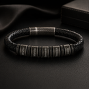 Pulseira Masculina com os nomes da família - Personalizada