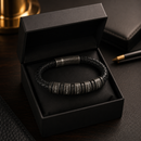 Pulseira Masculina com os nomes da família - Personalizada