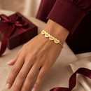 Pulseira Corações Entrelaçados personalizável com nomes - Em aço inoxidável