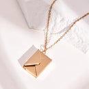 Colar Cartas do amor personalizável - Grave a frase que desejar no pingente - Em aço inoxidável - PROMOÇÃO ESPECIAL DE NATAL 50% OFF + Frete Grátis!