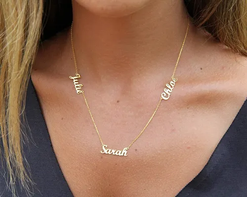 Colar Amor Eterno Personalizado com nomes - Grave o nome da sua família