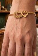 Pulseira Coração de Mãe Personalizável com nomes - Grave o nome da sua família