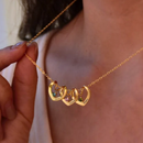 Colar Coração de mãe Personalizável com nomes  | Grave o nome da sua família