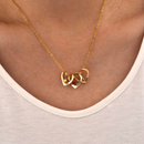 Colar Coração de mãe Personalizável com nomes  | Grave o nome da sua família