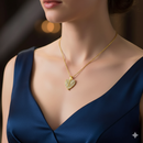 Colar anjo da guarda com personalizado foto  - Grave uma Foto especial