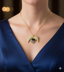 Colar anjo da guarda com personalizado foto  - Grave uma Foto especial